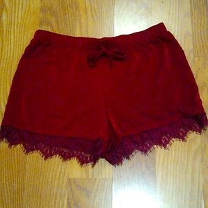 Full Tilt Lace Trim Shorts